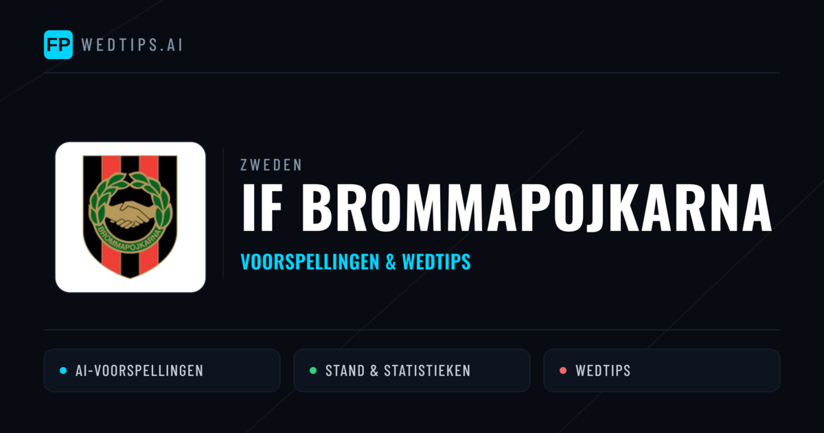 IF Brommapojkarna voorspellingen & statistieken