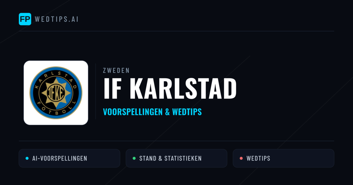 IF Karlstad voorspellingen & statistieken