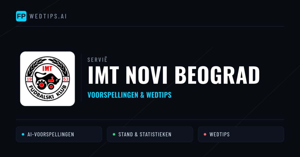 IMT Novi Beograd voorspellingen & statistieken