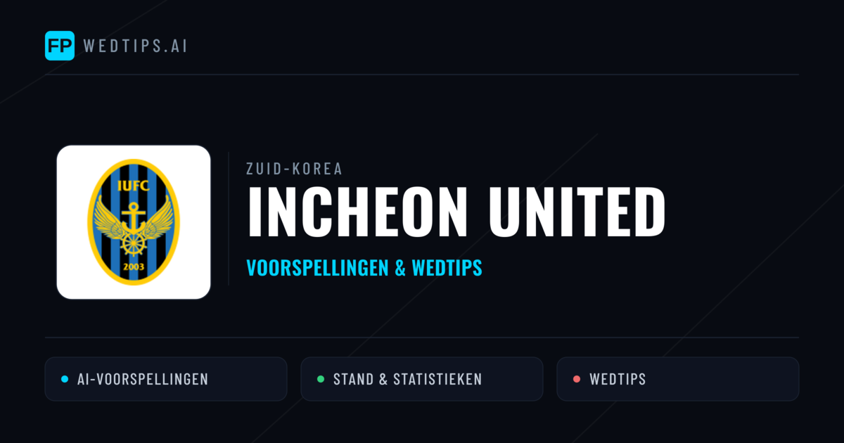 Incheon United voorspellingen & statistieken