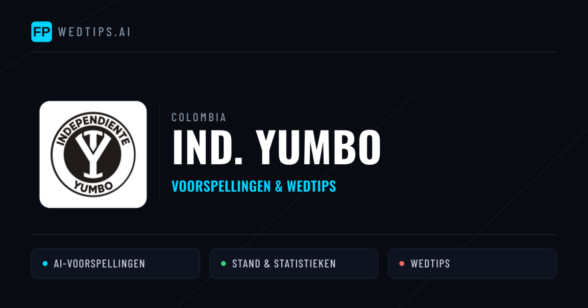 Ind. Yumbo voorspellingen & statistieken