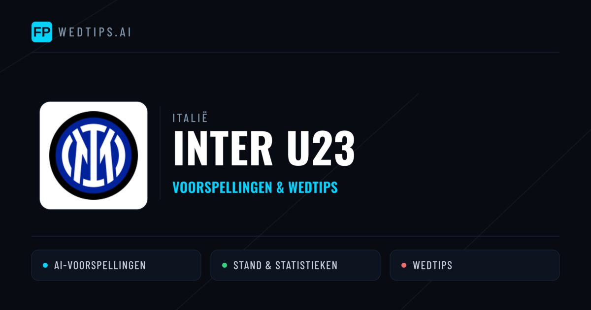 Inter U23 voorspellingen & statistieken