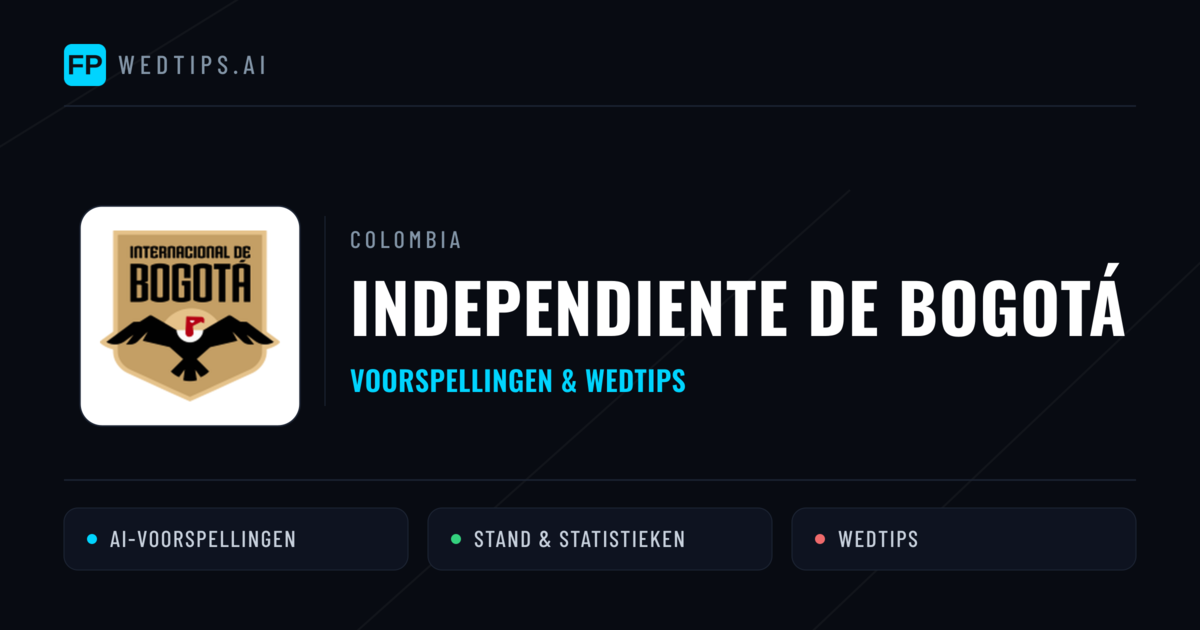 Independiente de Bogotá voorspellingen & statistieken