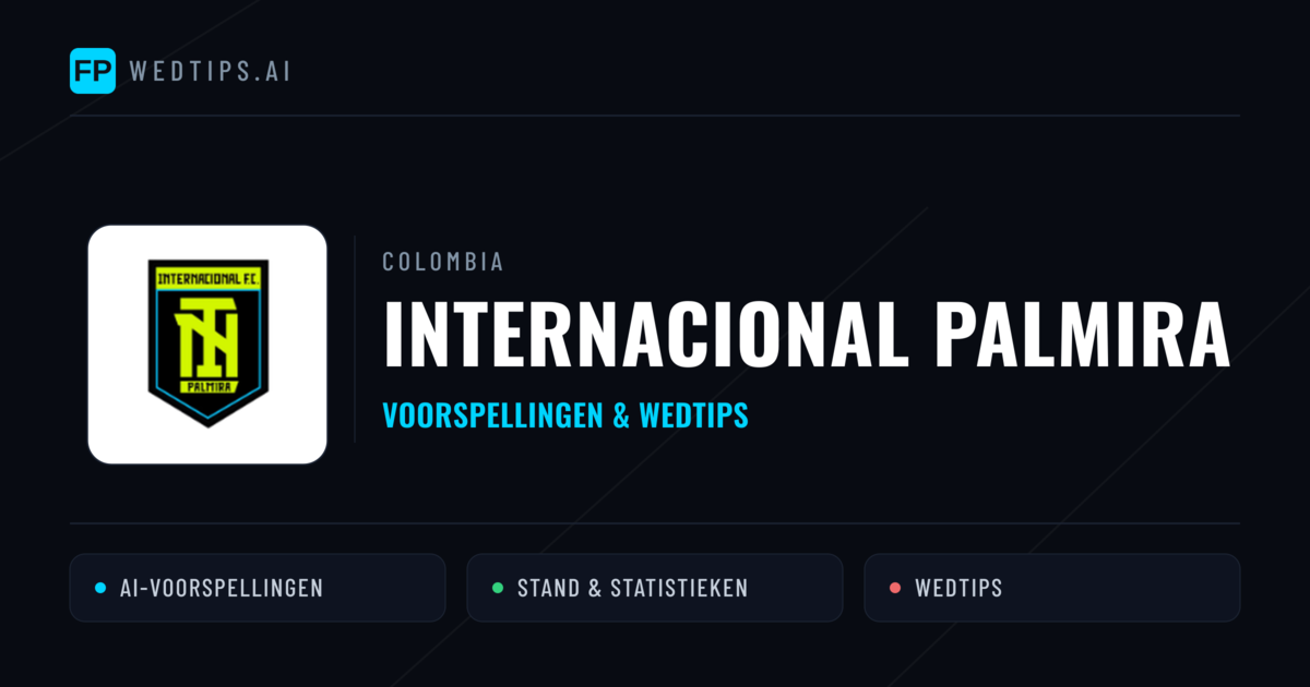 Internacional Palmira voorspellingen & statistieken