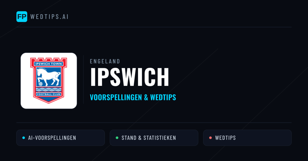 Ipswich voorspellingen & statistieken