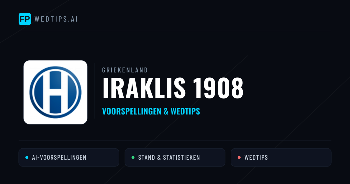 Iraklis 1908 voorspellingen & statistieken