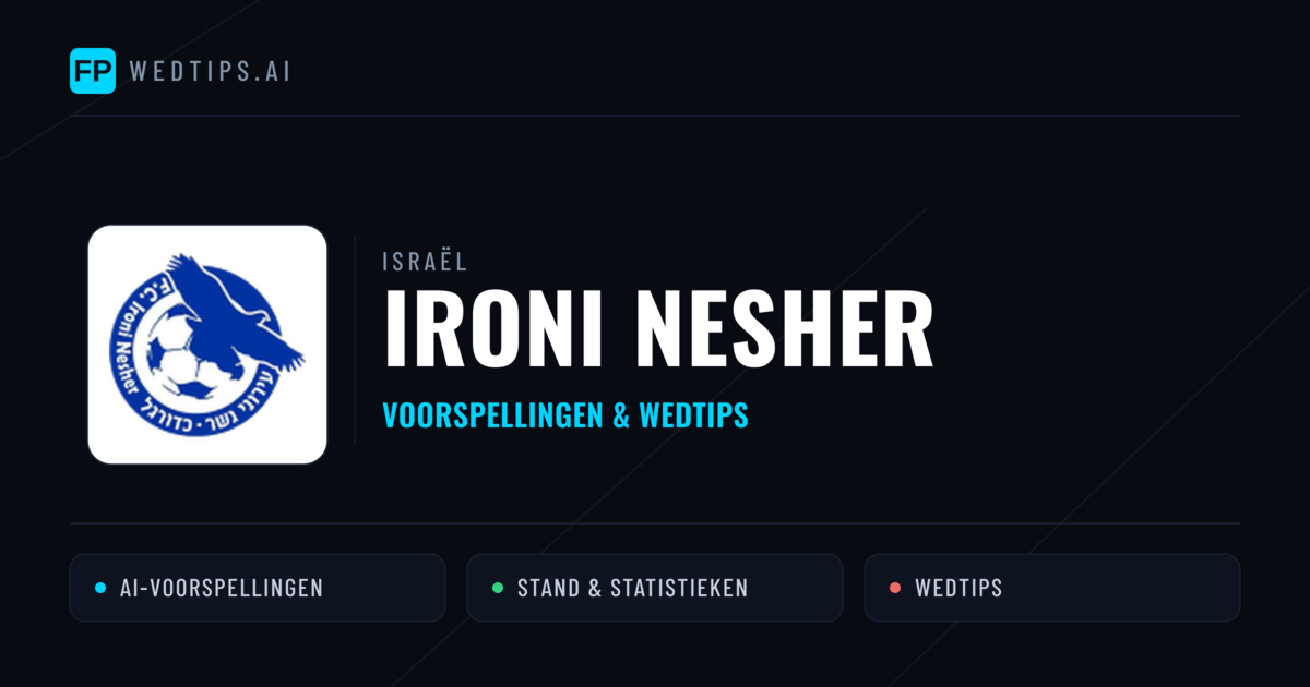 Ironi Nesher voorspellingen & statistieken