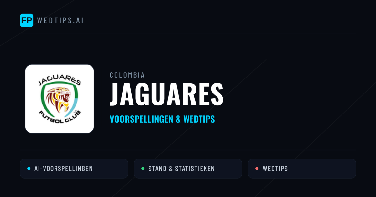 Jaguares voorspellingen & statistieken