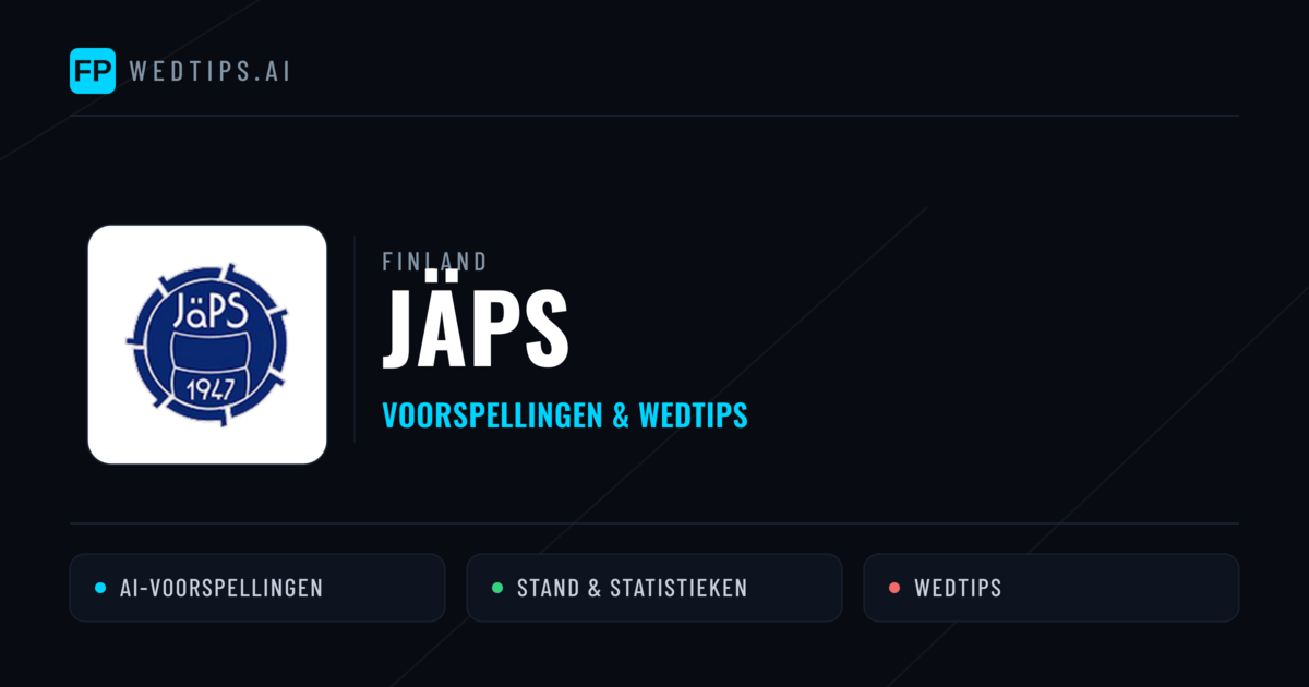 JäPS voorspellingen & statistieken