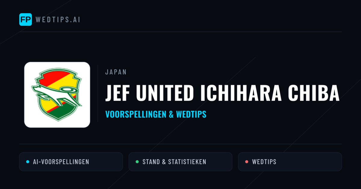 JEF United Ichihara Chiba voorspellingen & statistieken
