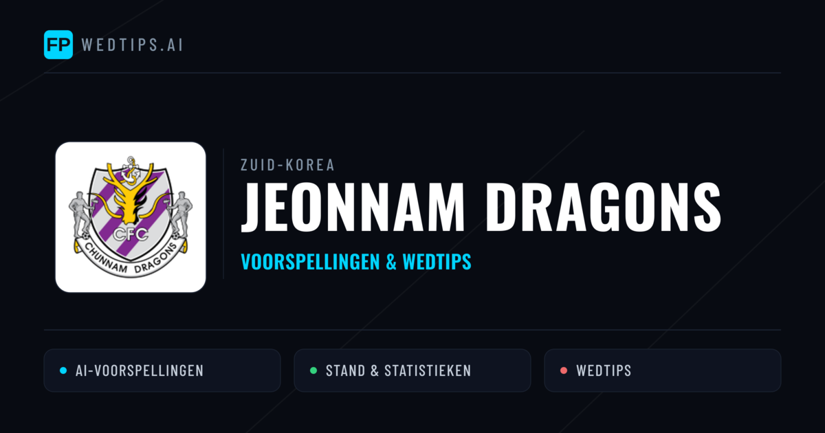 Jeonnam Dragons voorspellingen & statistieken