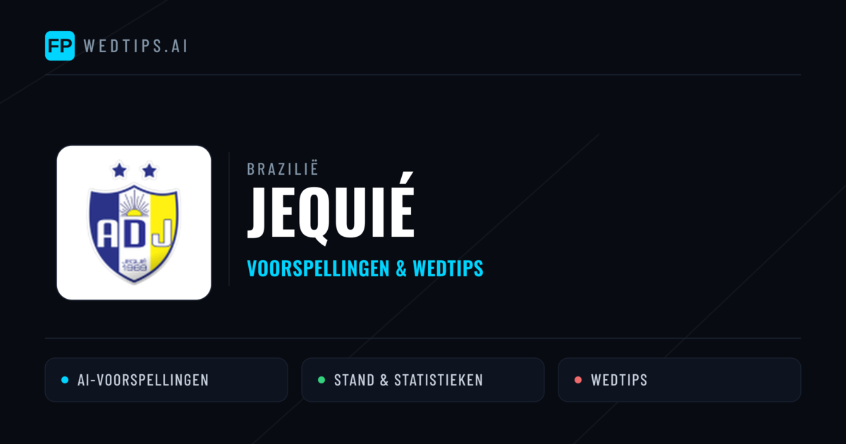 Jequié voorspellingen & statistieken