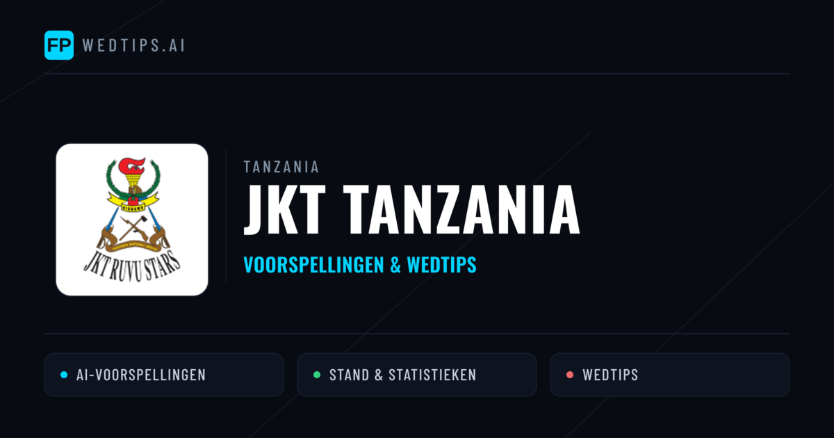 JKT Tanzania voorspellingen & statistieken
