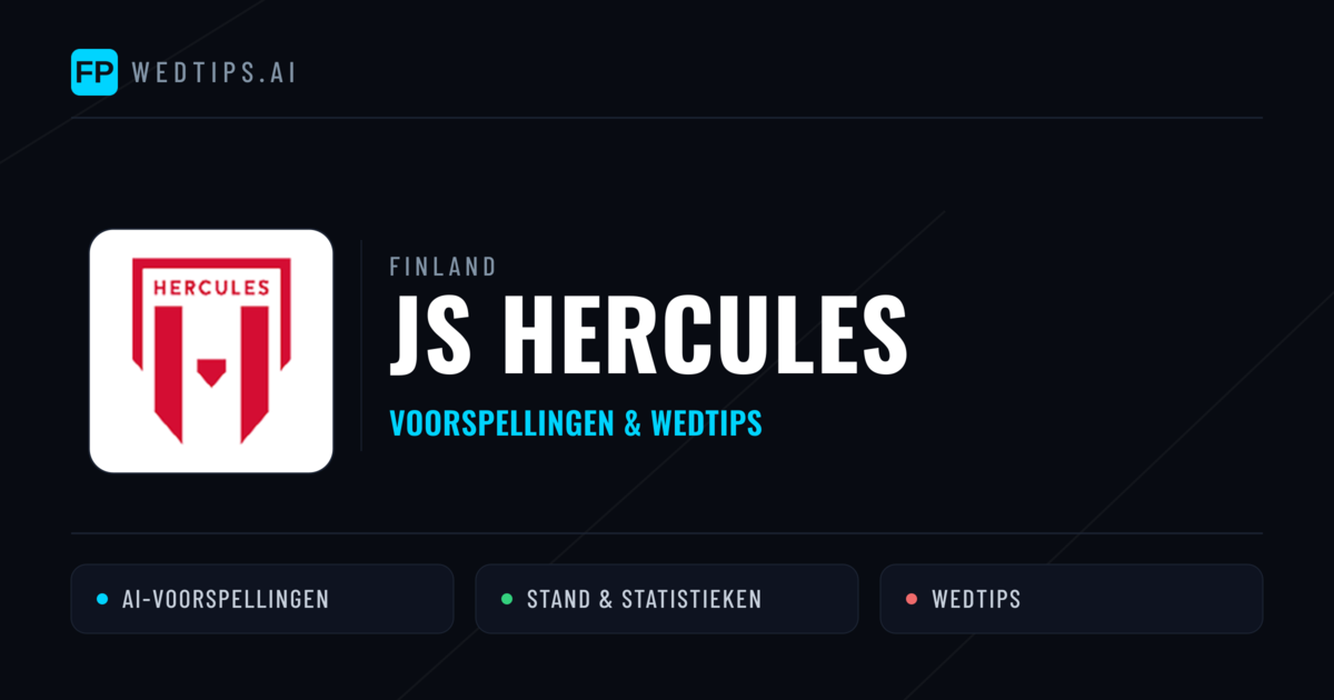 JS Hercules voorspellingen & statistieken