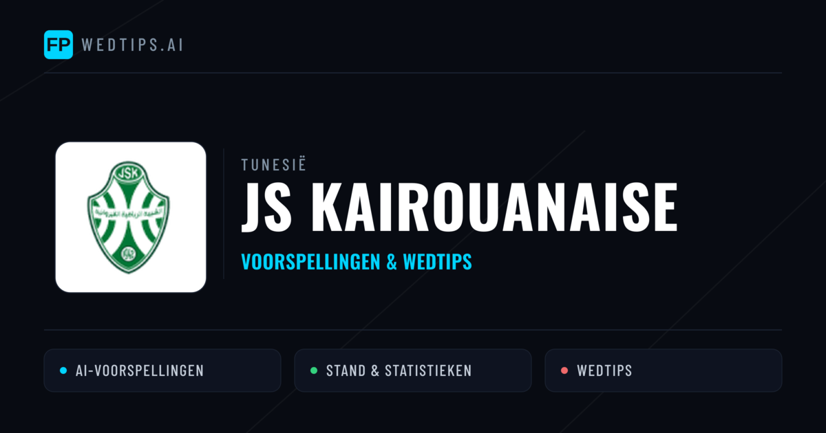JS Kairouanaise voorspellingen & statistieken