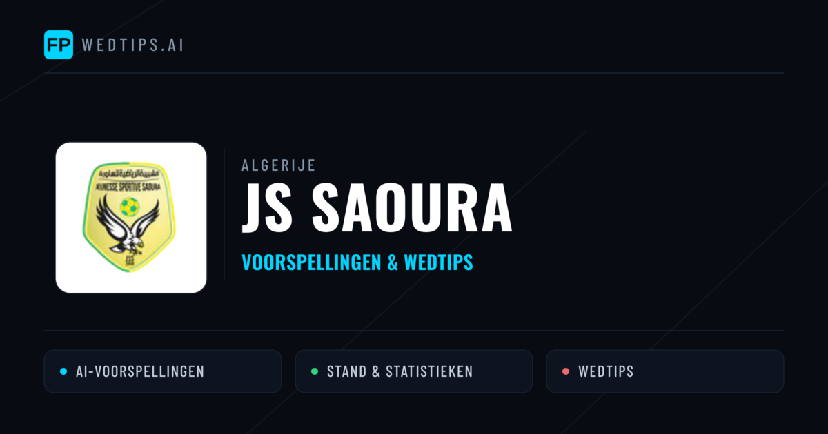 JS Saoura voorspellingen & statistieken