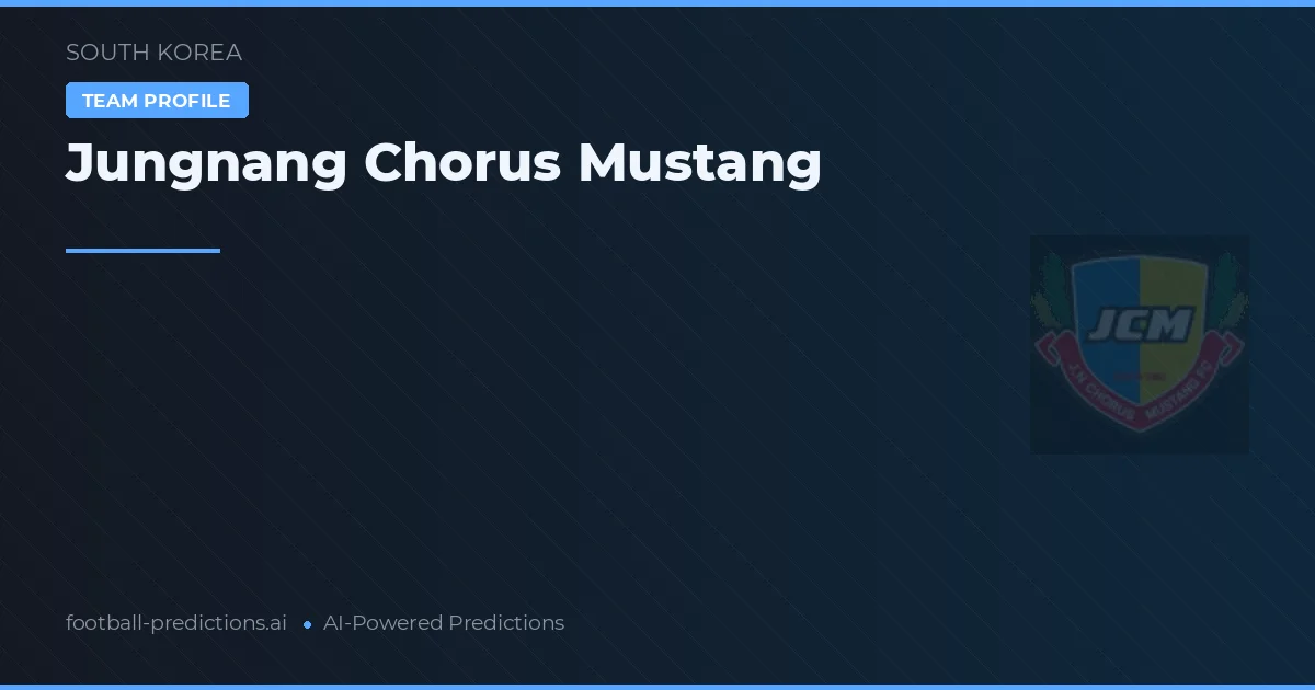 Jungnang Chorus Mustang voorspellingen & statistieken