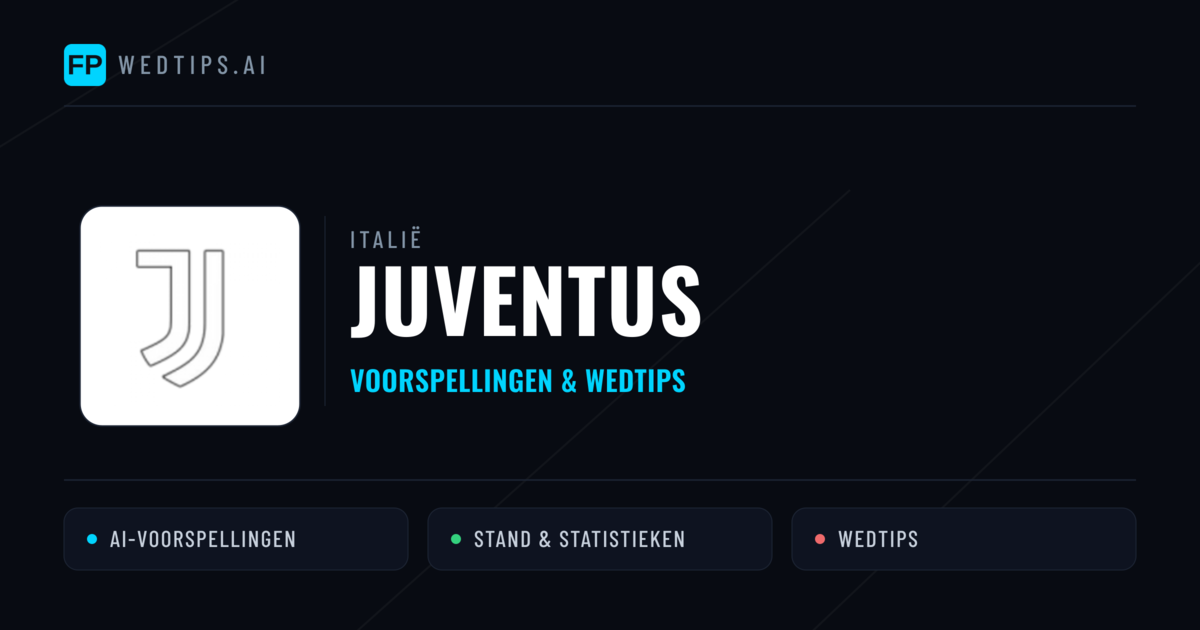 Juventus voorspellingen & statistieken