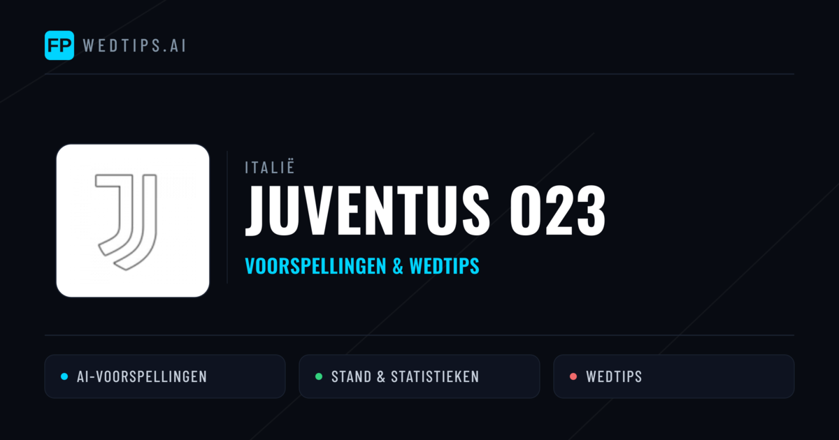 Juventus O23 voorspellingen & statistieken