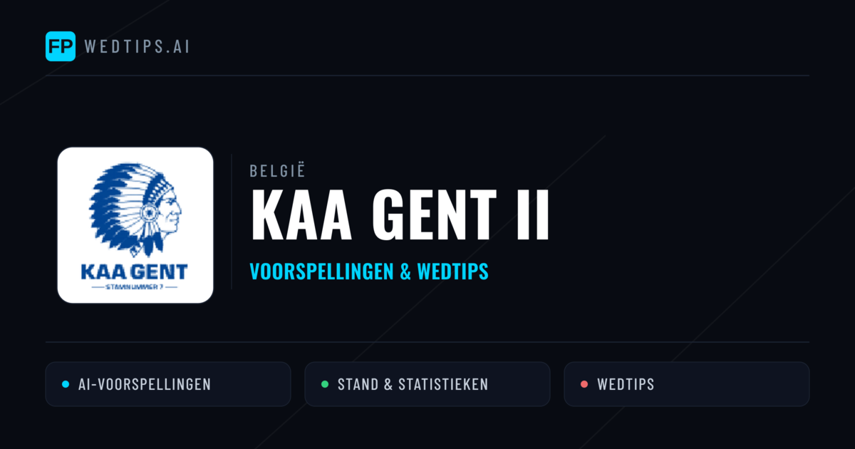 KAA Gent II voorspellingen & statistieken