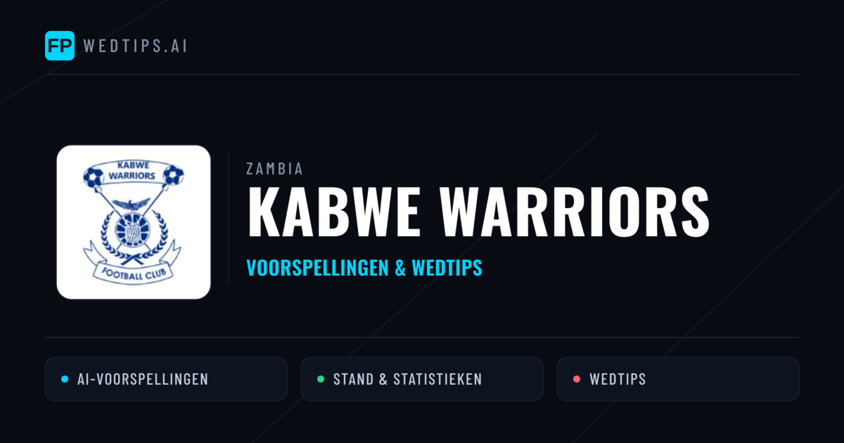 Kabwe Warriors voorspellingen & statistieken