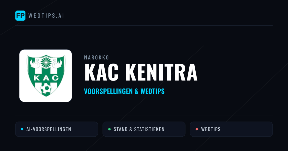 KAC Kenitra voorspellingen & statistieken