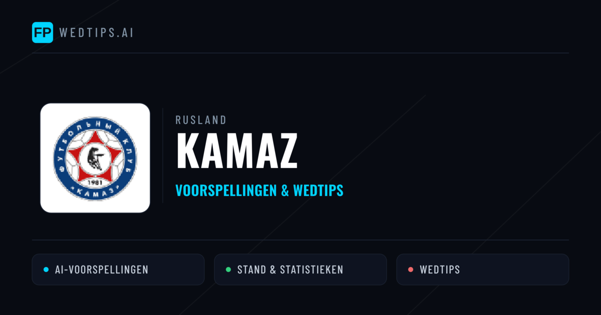 KAMAZ voorspellingen & statistieken