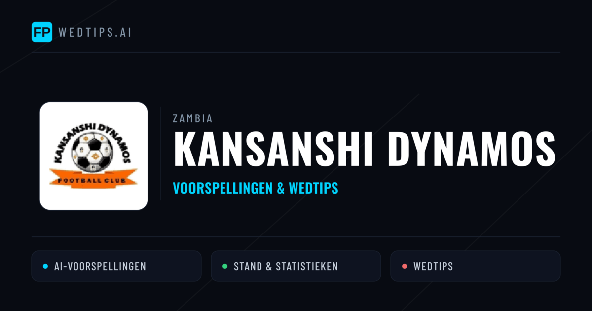 Kansanshi Dynamos voorspellingen & statistieken