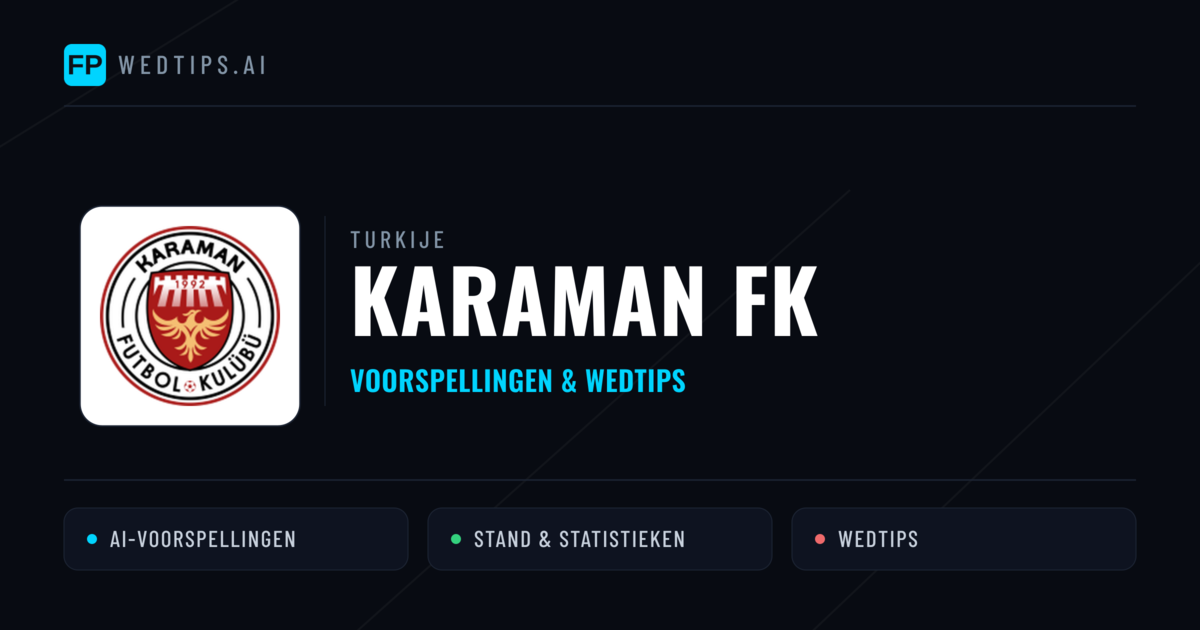 Karaman FK voorspellingen & statistieken