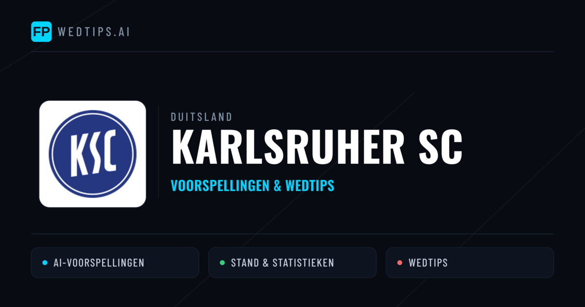 Karlsruher SC voorspellingen & statistieken