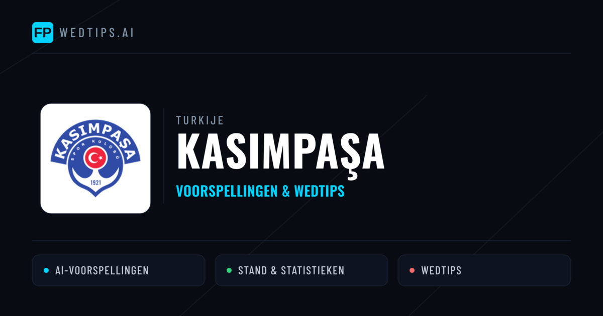 Kasımpaşa voorspellingen & statistieken