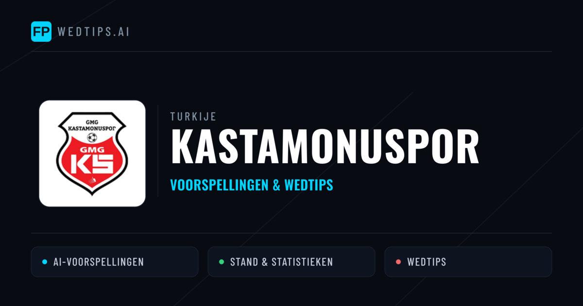 Kastamonuspor voorspellingen & statistieken