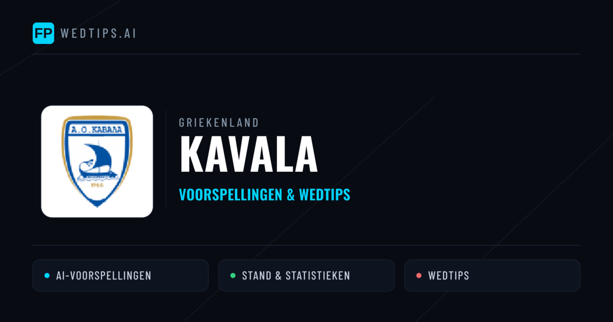 Kavala voorspellingen & statistieken