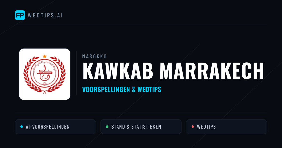 Kawkab Marrakech voorspellingen & statistieken