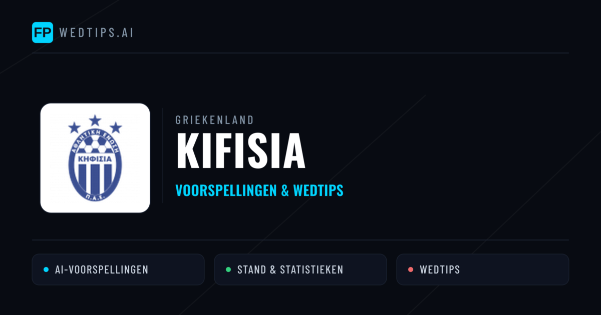 Kifisia voorspellingen & statistieken