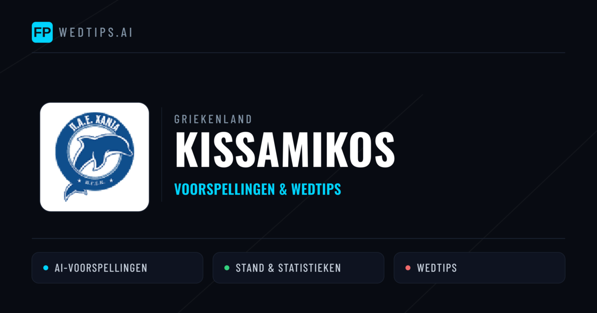 Kissamikos voorspellingen & statistieken