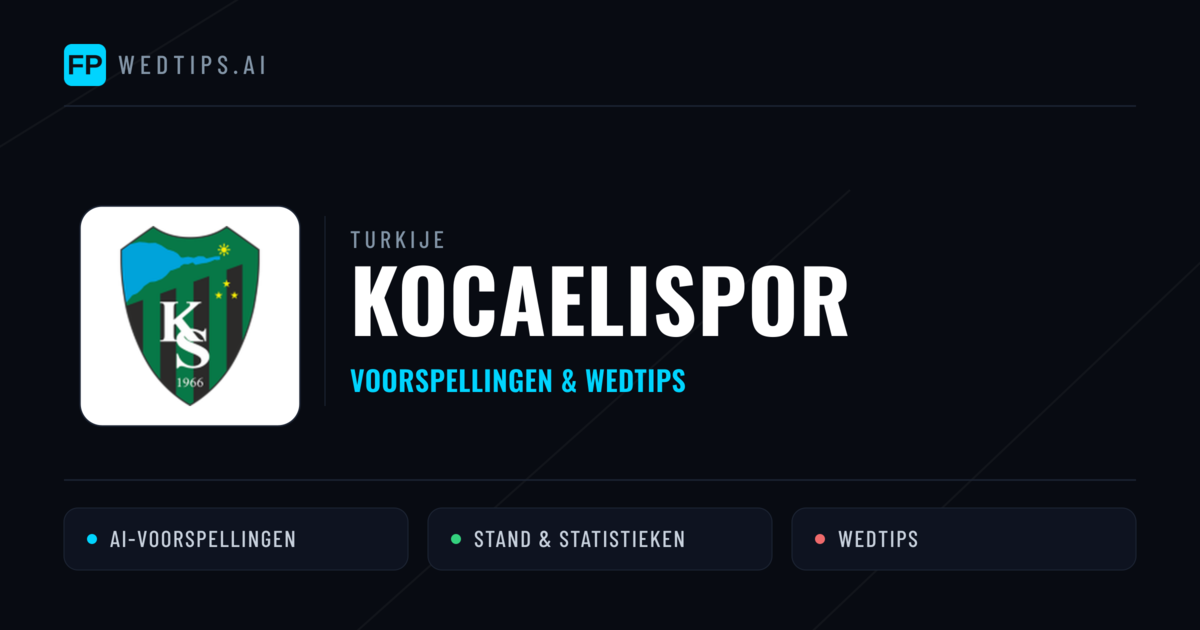 Kocaelispor voorspellingen & statistieken