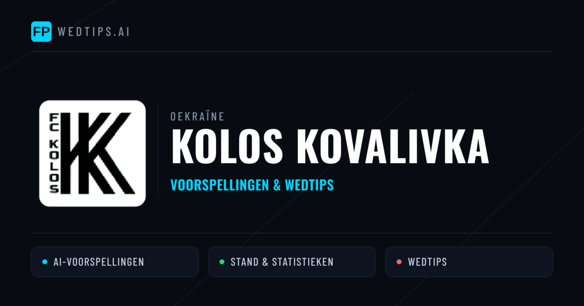 Kolos Kovalivka voorspellingen & statistieken