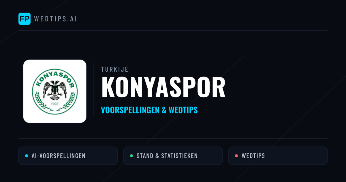 Konyaspor voorspellingen & statistieken