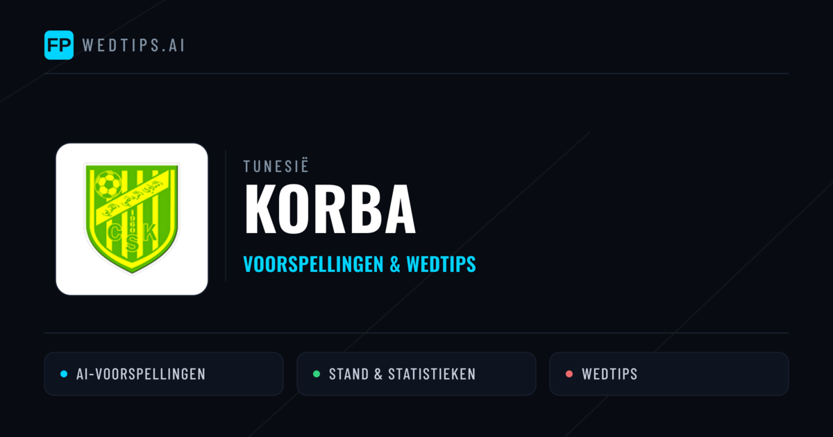 Korba voorspellingen & statistieken