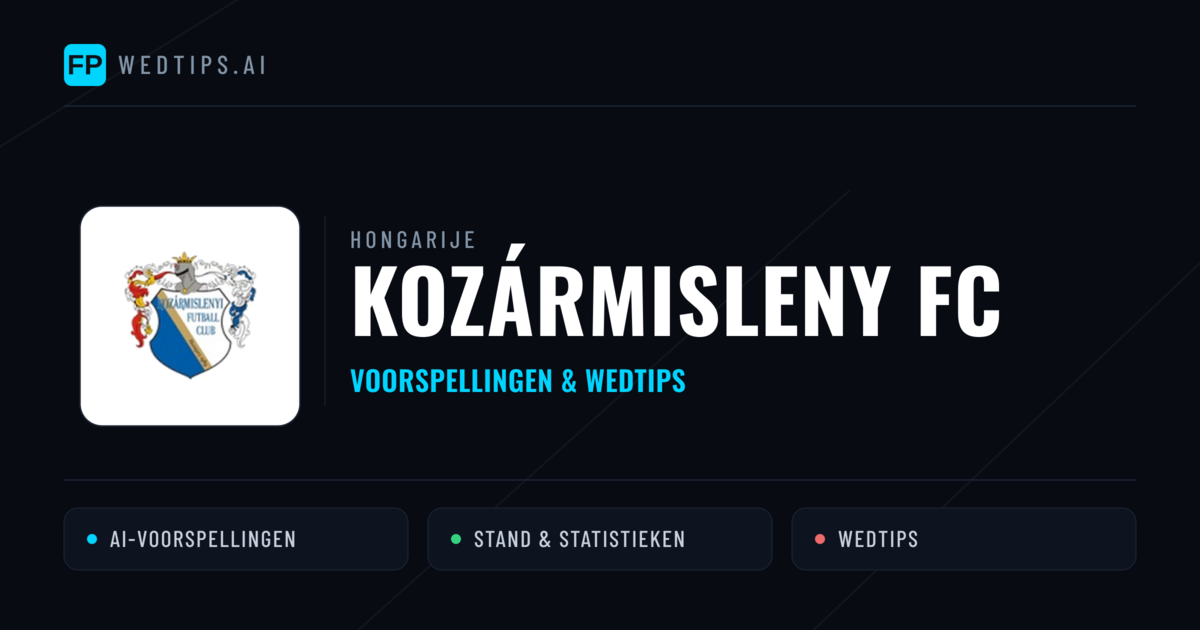 Kozármisleny FC voorspellingen & statistieken