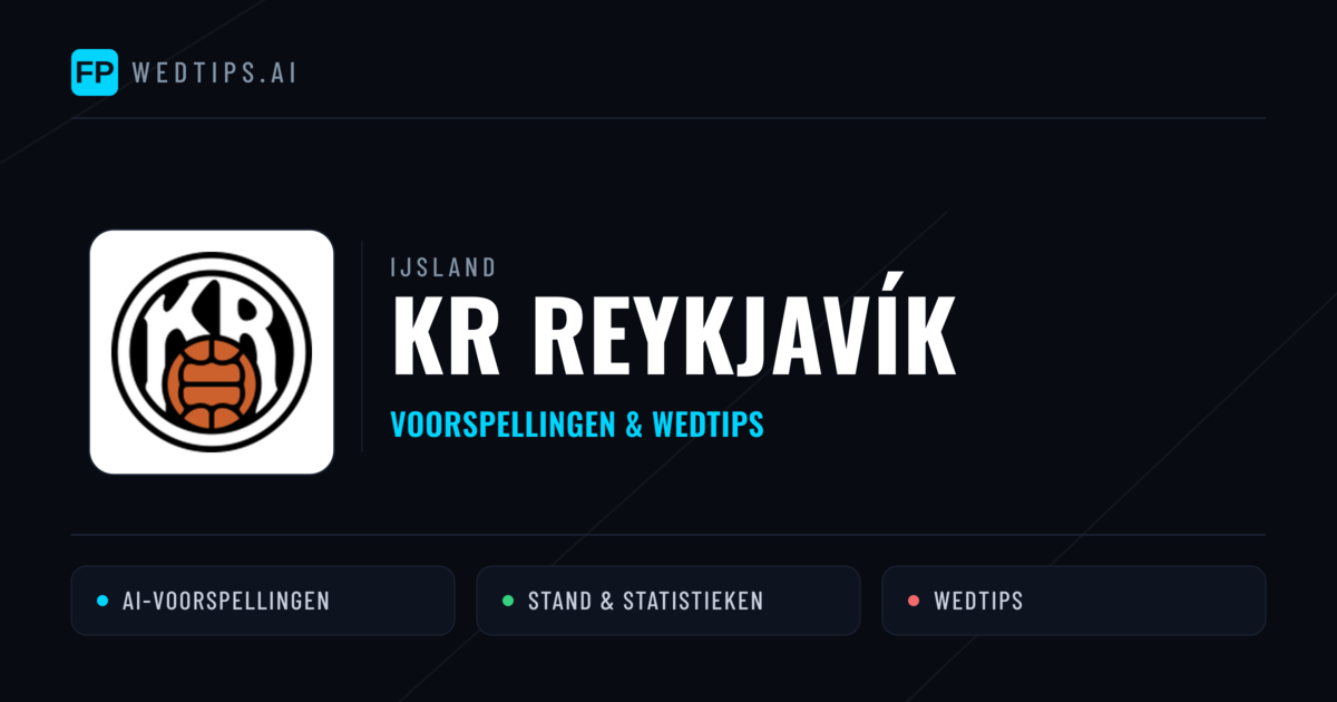 KR Reykjavík voorspellingen & statistieken