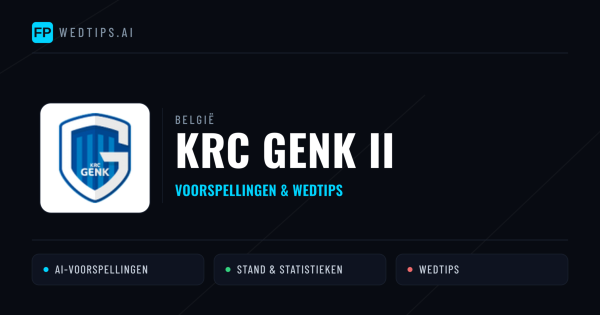 KRC Genk II voorspellingen & statistieken