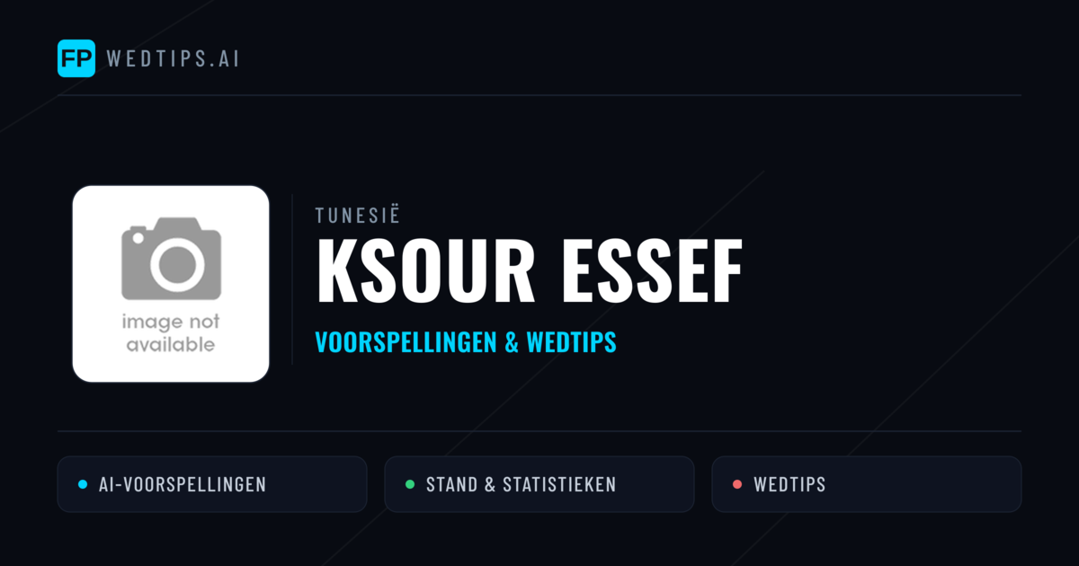 Ksour Essef voorspellingen & statistieken