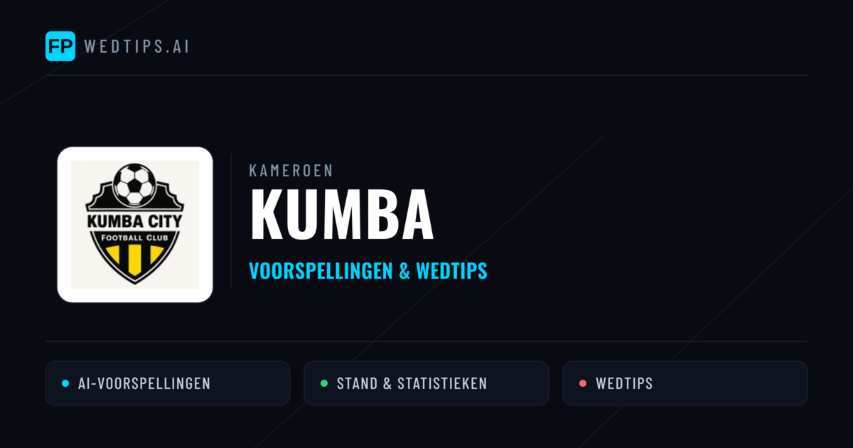 Kumba voorspellingen & statistieken