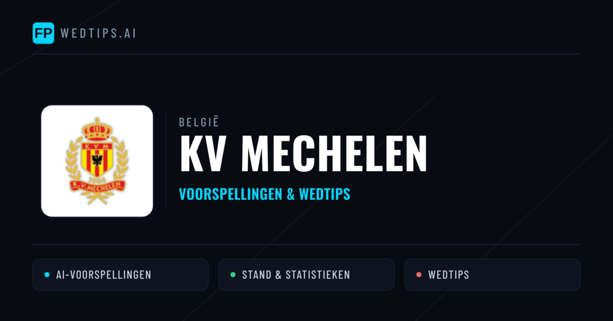 KV Mechelen voorspellingen & statistieken