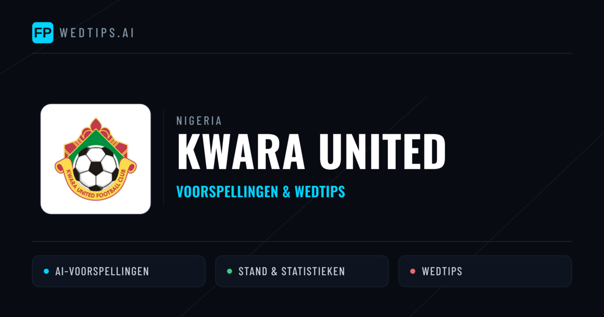 Kwara United voorspellingen & statistieken
