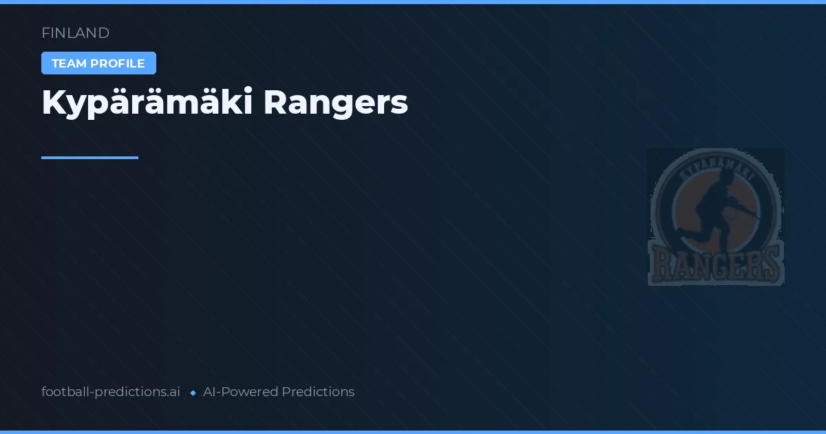 Kypärämäki Rangers voorspellingen & statistieken