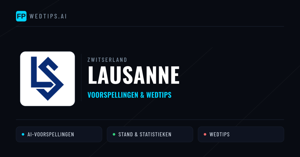 Lausanne voorspellingen & statistieken