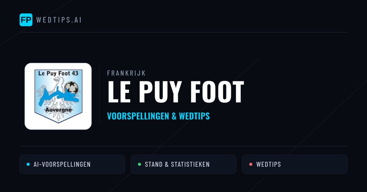 Le Puy Foot voorspellingen & statistieken